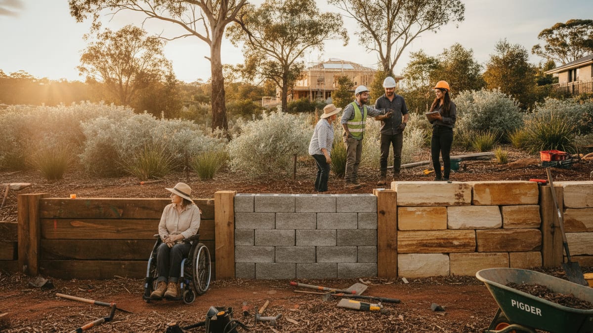 Retaining wall costs per metre: timber vs block vs sandstone